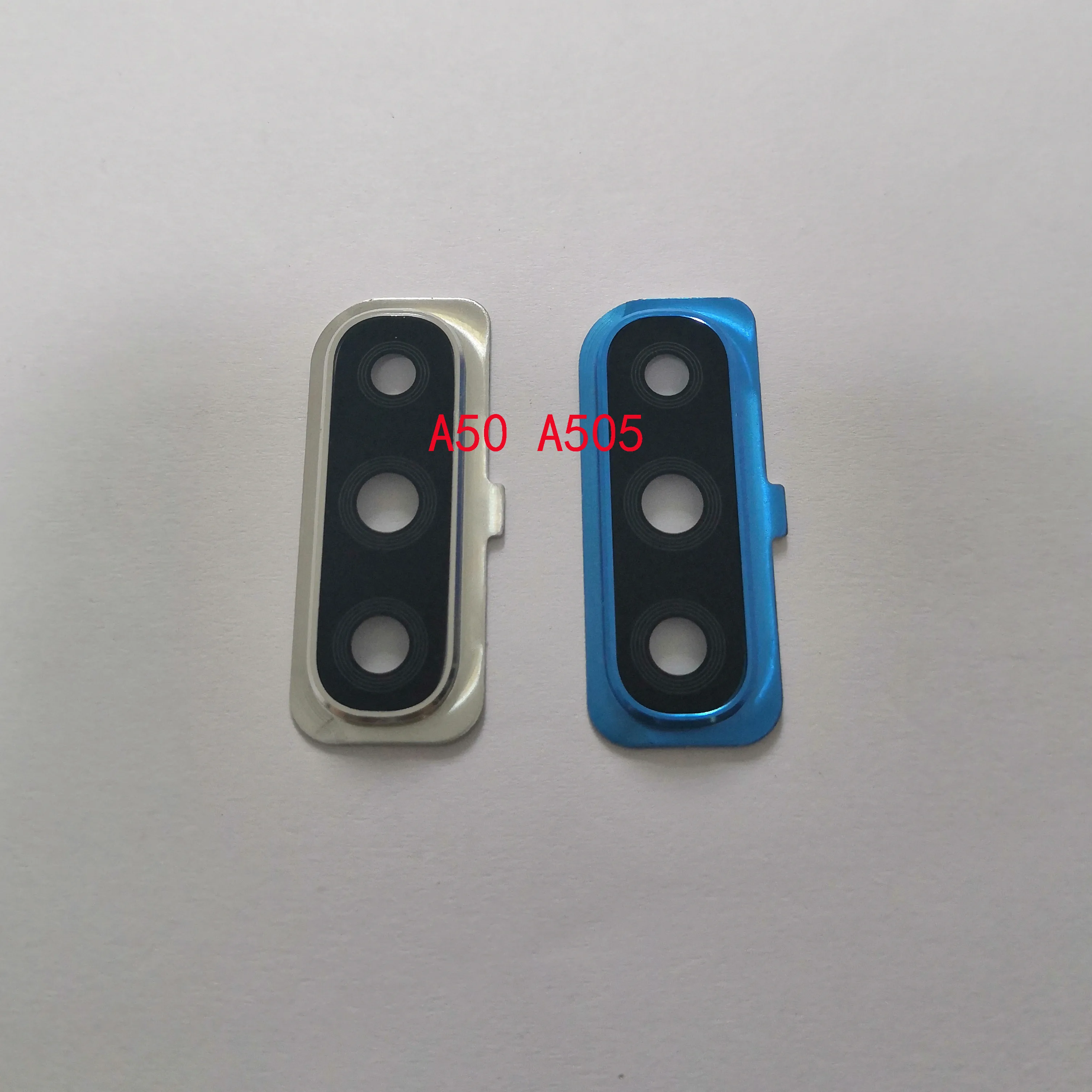 Кольцо для задней крышки объектива камеры с клеем Samsung Galaxy A50 A70 A505 A705|Корпусы и