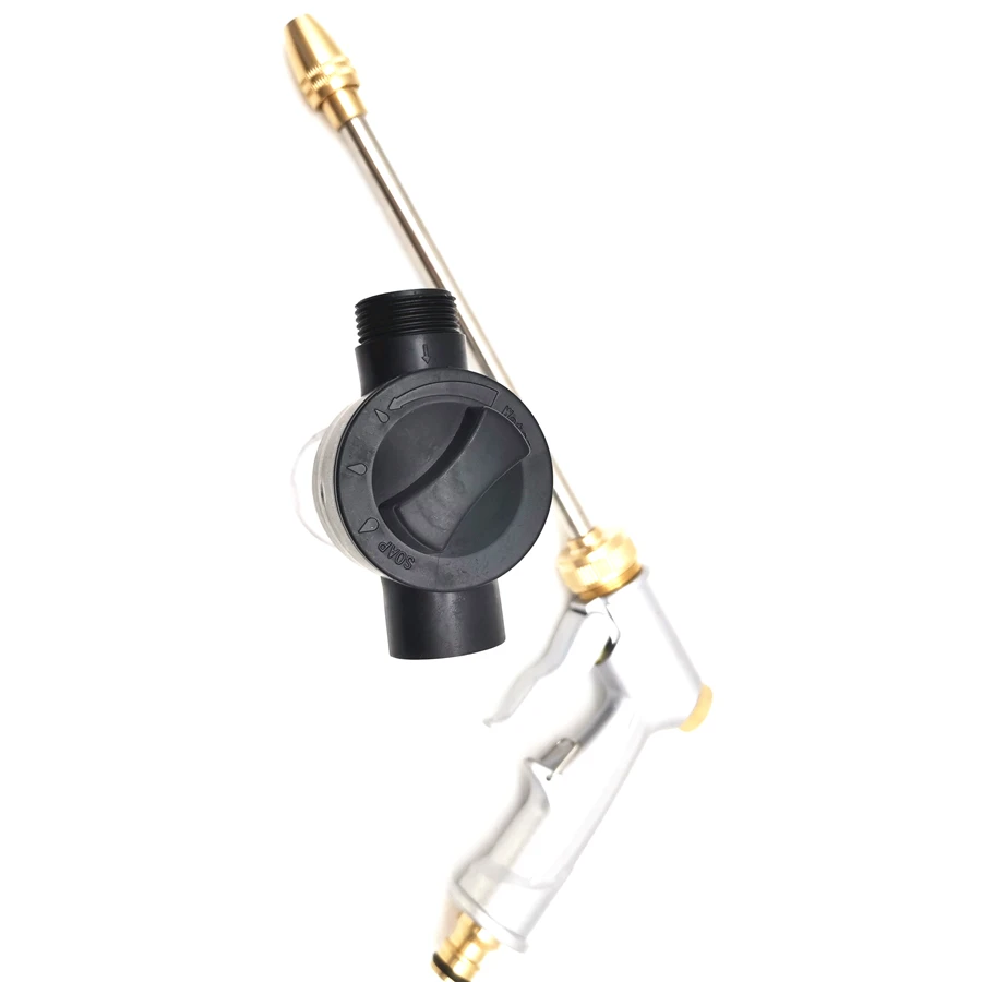 High Pressure Spray Washer Foam Water Gun Car Wash Garden Cleaning Tool 3/4" Fit