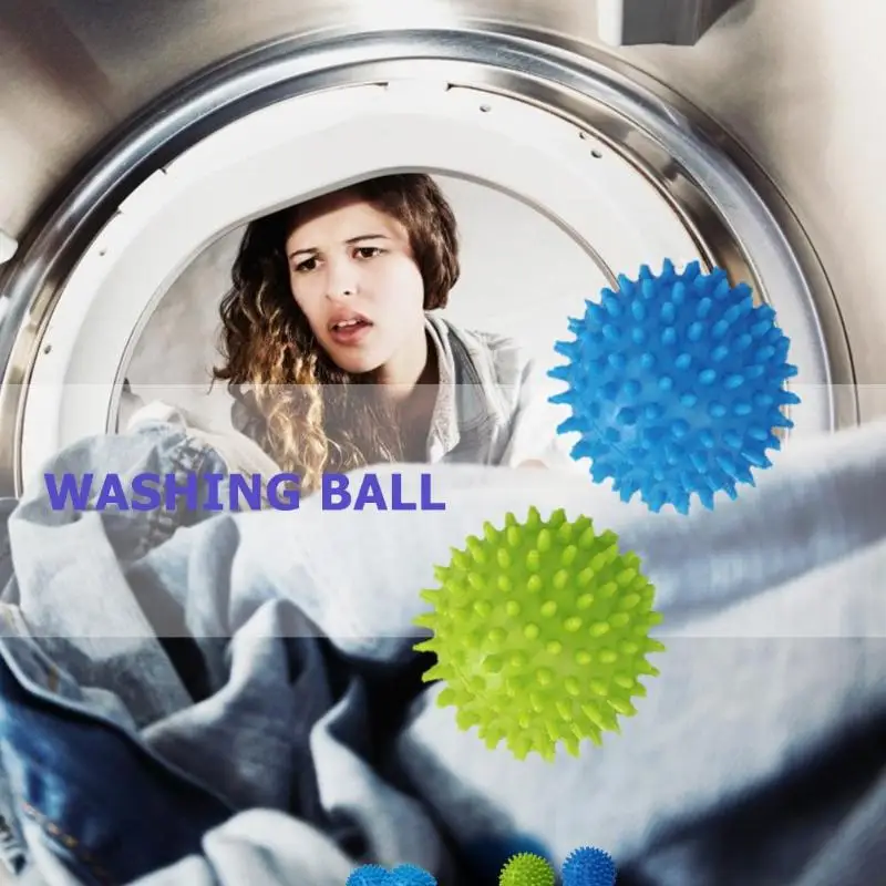 2pcs Reusable Dryer Laundry Ball Fabric Softener Ball Clothes Dryer Ball Drying Fabric Softener Cleaning Tool