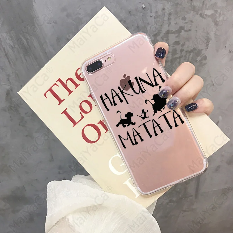 Lion King Pumba Hakuna Matata Проектор DIY чехол для Apple iPhone 11 pro max 8 7 6S Plus X XS MAX 5 5S SE XR 11 PRO максимальный чехол