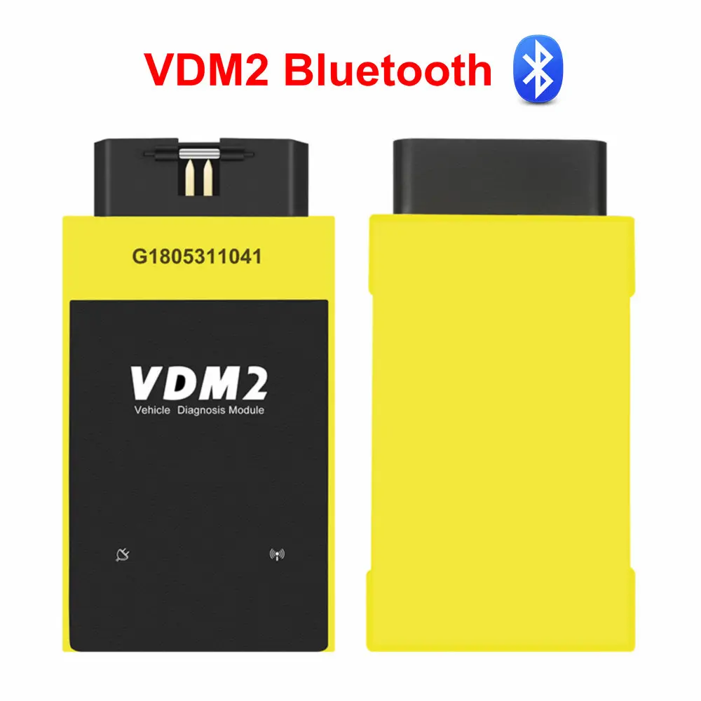 Bluetooth UCANDAS VDM2 полная система V5.2 Bluetooth/Wifi OBD2 VDM II для Android VDM 2 OBDII сканер кода обновление бесплатно - Цвет: Bluetooth