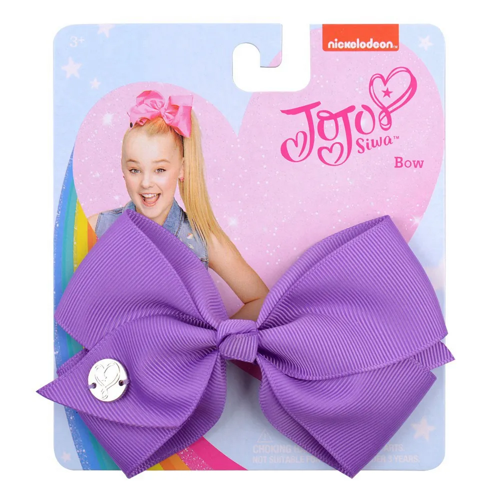 8-2 4,5 дюймов JoJo Луки Jojo Siwa Радуга Печатный узел лента бант для девочек ручной работы Изысканная заколка для волос Детские аксессуары для волос - Цвет: 8-2