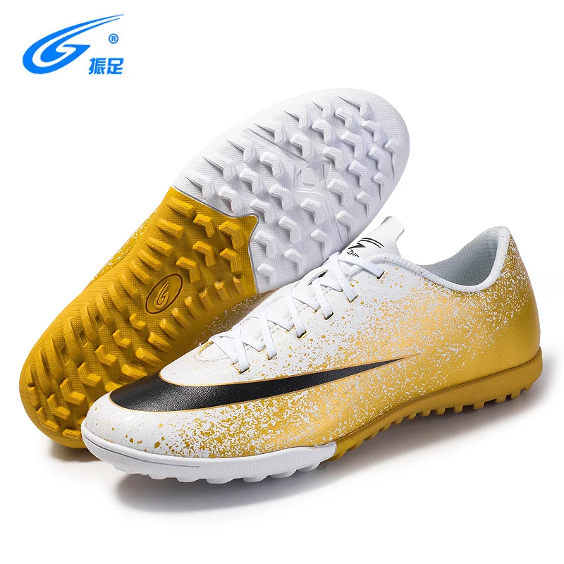 ZHENZU Soccer Shoes Professional Football Boots Suferfly Cheap Futsal Sock Cleats Training Sport Sneakers Zapatos De Futbol