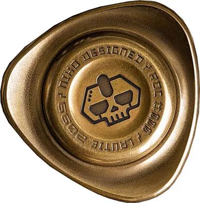 Brass Трилистник Fingertip Гироскопы Титан Латунь Медь циркония сплав Спиннер EDC для взрослых антистресс СДВГ забавная игрушка - Цвет: Brass