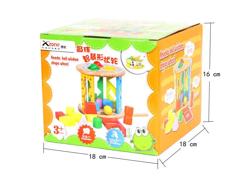 Whac-a-shape Beating Table 1-5 лет детские развивающие деревянные развивающие игрушки агент