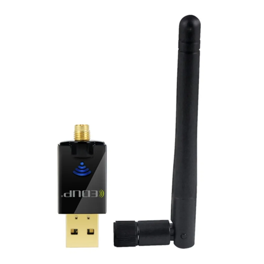 600 Мбит/с USB WiFi адаптер EP-AC1608 двухдиапазонный 5 ГГц 2,4 ГГц 802.11ac беспроводная сетевая карта с 2dBi антенна Wifi приемник
