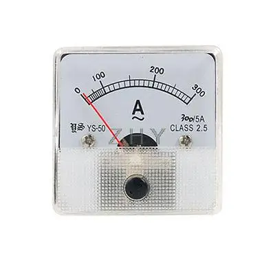 

Clear Plastic Frame Analog Ampere Meter AC 300A