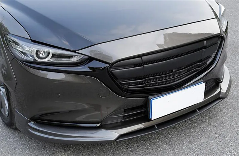 CEYUSOT для автомобиля решетка отделка полосы mazda 6 19 20 мазда 6 M6 передний бампер полный звезда Гонки Грили крышка отделка Аксессуары