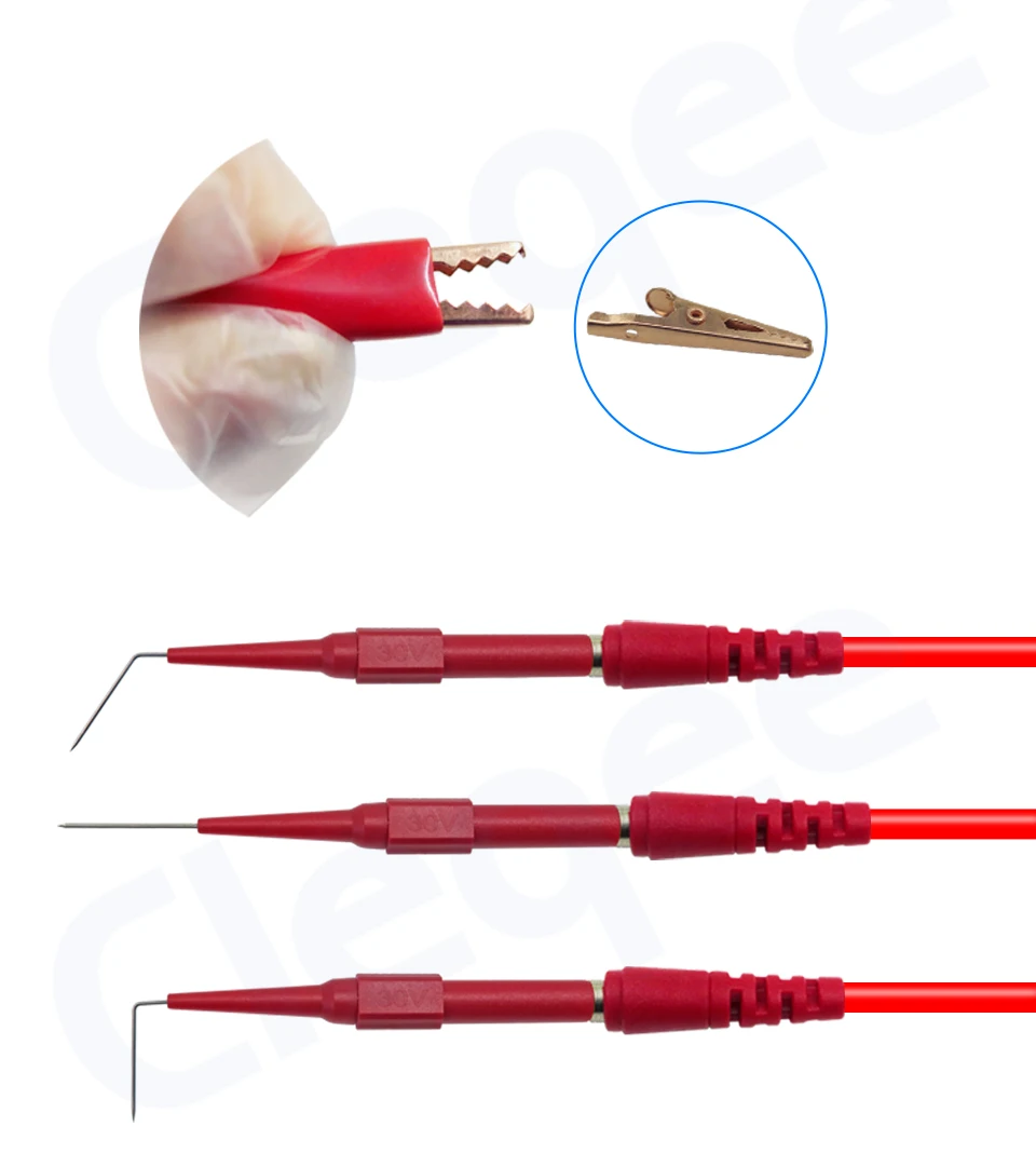 Cleqee P1920 20 pçs set Voltar Probe