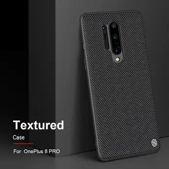

Oneplus 8 Pro Case One plus 8 Pro Cover NILLKIN Textured Nylon fiber case back cover durable non-slip Thin and light
