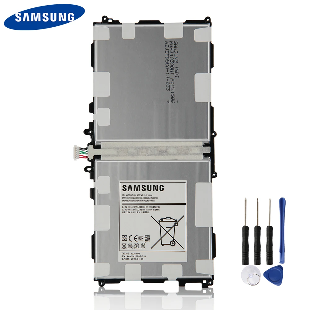 Оригинальная запасная батарея для планшета T8220E/C/U/K Samsung GALAXY Note 10 1 Tab Pro P600 P601 P605K SM
