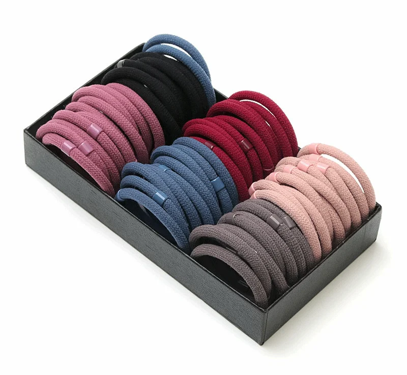 10 high elastic head rope ladies hair rope ponytail clip hair ring does not hurt hair tied head bandage female hair accessories