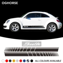 ^^Best Offers 2 Pcs Car Door Side Stripes Sticker Body Decal For Volkswagen VW Beetle Accessories Car Syling ^^Best Offers 2 Pcs Car Door Side Stripes Sticker Body Decal For Volkswagen VW Beetle Accessories Car Syling
