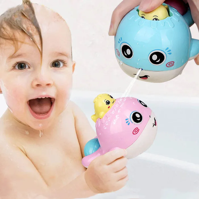Горячая Детские КИТ распыления воды игрушки плавающий Кит Ванна Душ игрушки смешные игрушки для детей