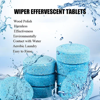

Lots Condensed Effervescent Tablet Wiper Car Windshield Glass Washer Solid Wiper Concentrated Super Conventional Cleaner Tablet