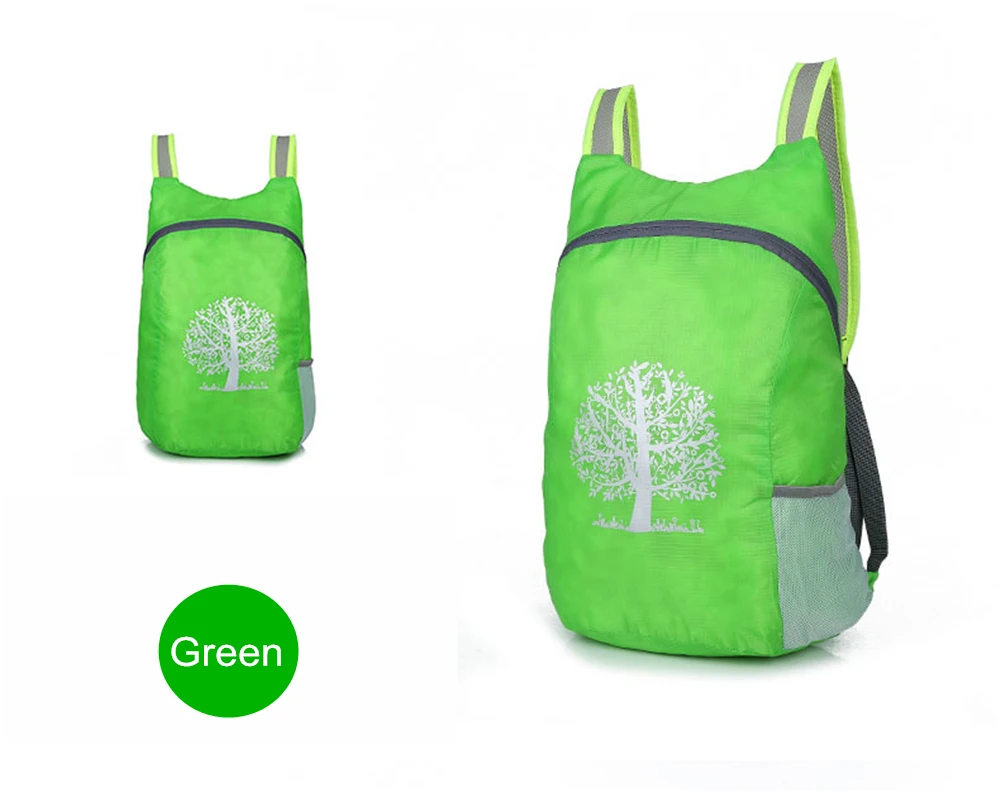 Unisex Foldable Backpack Hiking Camping Bag Ultra Lighting Light Outdoor Sport Backpack Waterproof Folding Backpack for Travel