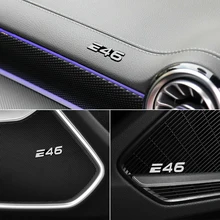 3D алюминиевый динамик стерео динамик значок эмблема наклейка для BMW E46 2015 2018 2019 аксессуары для автомобиля Стайлинг 3D алюминиевый динамик стерео динамик значок эмблема наклейка для BMW E46 2015 2018 2019 аксессуары для автомобиля Стайлинг