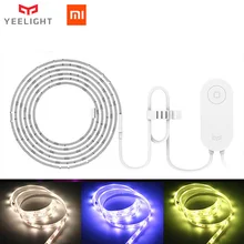 XiaoMi Yee светильник RGB светодиодный 2 м умный светильник полоса умный дом для Mi Thuis приложение WiFi Werkt met Alexa Google