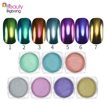 

BEAUTYBIGBANG 1g manicure mirror powder mirror nail powder glitter shimmer nail art decoration powder BB2