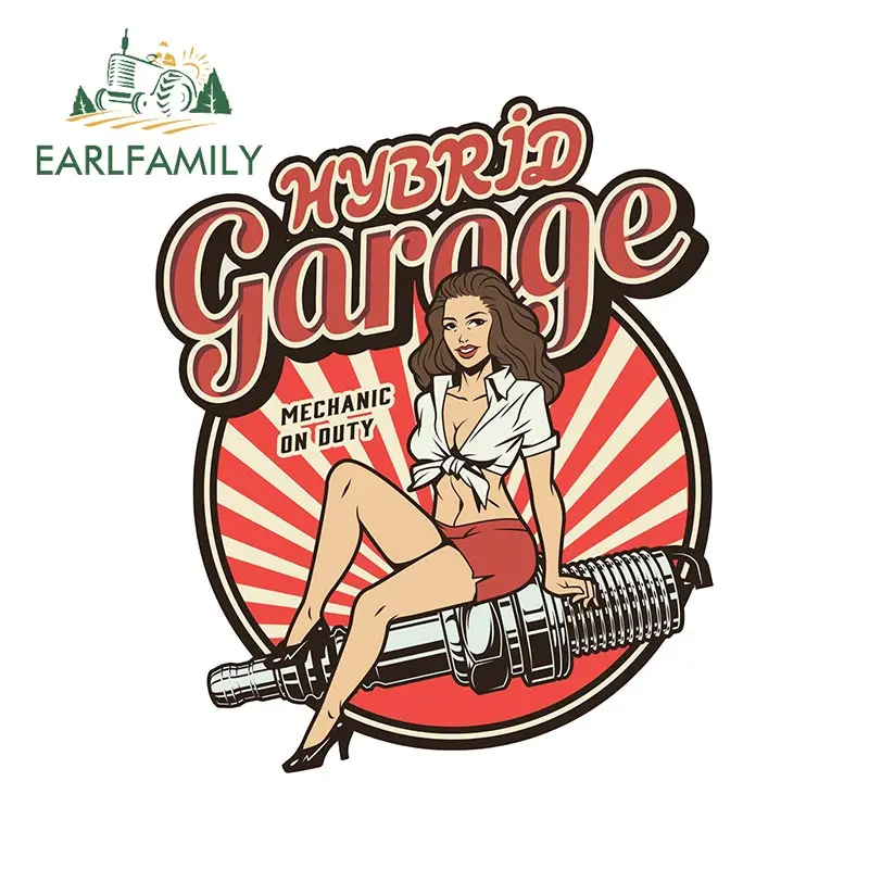 EARLFAMILY в стиле ретро с изображением девушке пин ап шкафчик для инструментов