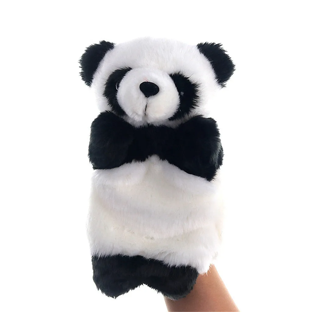 Cute Cartoon Animal Doll Kids Glove Hand Puppet panda Plush Finger Toys children