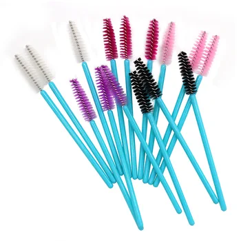

50 pcs Disposable Nylon Mascara Wands Eyelash Extension Makeup Eyelash Applicator Micro Brushes Set Make Up Tools