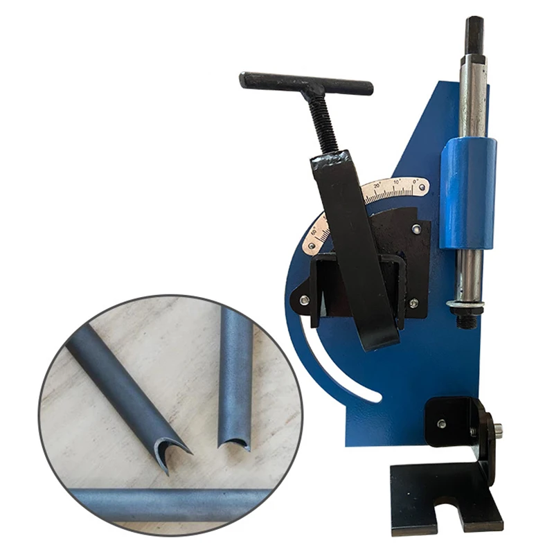 Scanalatura per tubi intaglio macchina di precisione tagliatrice per tubi perforatrice utensili ausiliari angolo regolabile - immagine 2