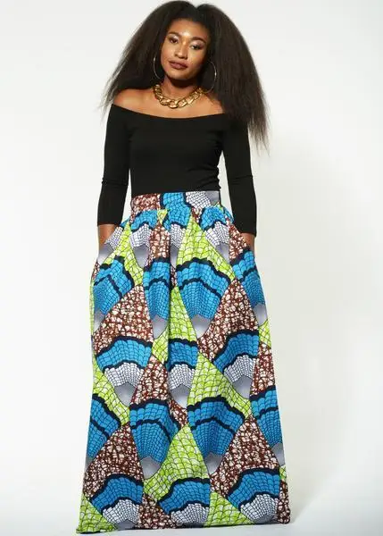 Африканская юбка африканская одежда африканские платья для женщин африканская Дашики юбка африканская юбка длинные африканские платья "Анкара"