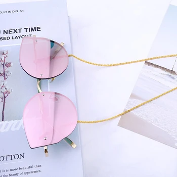 

Glasses Strap Eyeglass Metal Chain Reading Glasses Cord Holder Neck Strap Rope Gift Fashion New Sunglasses Accessories