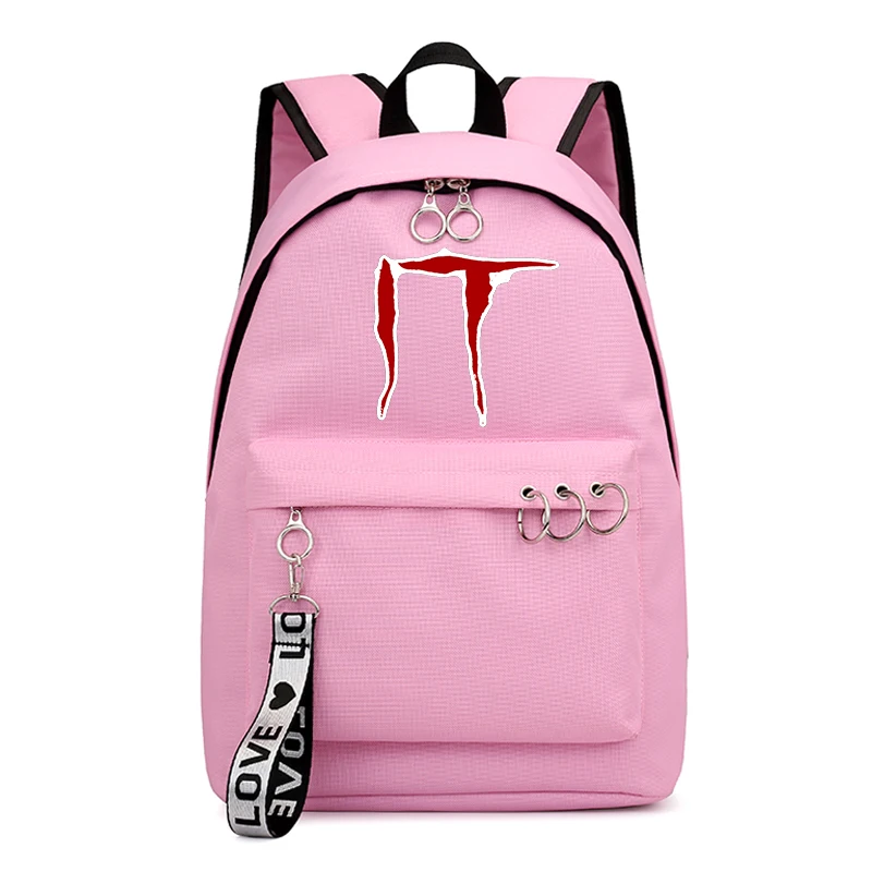 Mochila IT Horror Movie клоун женские рюкзаки школьные сумки для подростков девочек мужчин ноутбук рюкзак дорожный рюкзак корейский рюкзак - Цвет: 10
