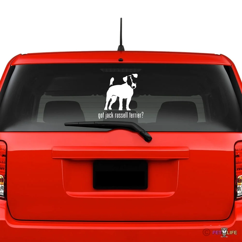 

For Got Jack Russell Terrier Windshield Sticker Vinyl Auto Window jrt parson car decals