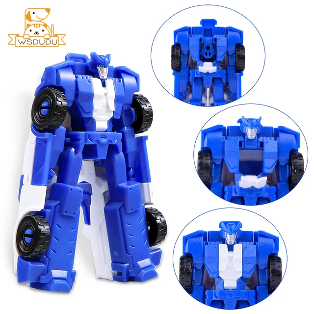 2 in 1 Optimus Prime Cool Magnetic Robot Car Transformation Action Figures Toys Deformed Auto Figurine Decor Model Boy Kid Gifts 3