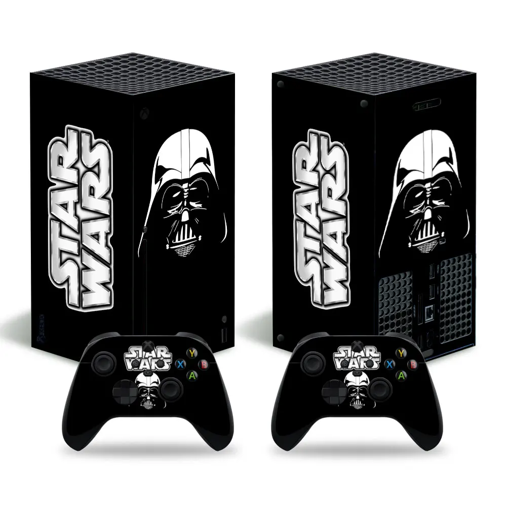 Star Wars Darth Vader Skin Sticker Decal Cover for Xbox Series X Console and 2 Controllers Xbox Series X Skin Sticker Vinyl 