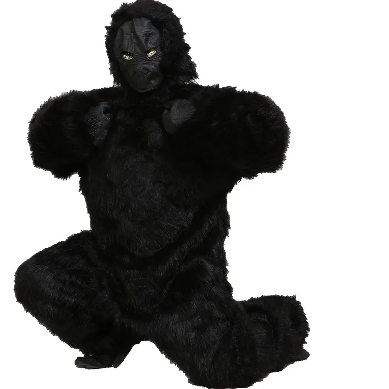 Cosmask halloween macacos engraçados gorilla masks festa para máscaras de  látex de macacos de orelhas grandes de cabelos longos - AliExpress