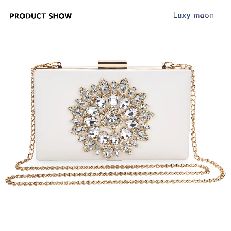 Women Crystal Clutch Purse