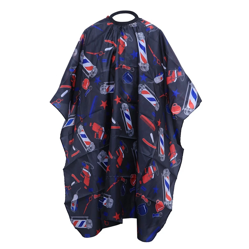 

FBIL-1Pc Haircut Cloak Waterproof Princed Lightweight Practical Apron Haircut Cloth Dress Hair Stylist Child Hairdressing Adult