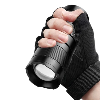

90000 Lumen XHP90 LED Tactical Flashlight Zoomable Camping Lamp Torch Light Mini Flashlight Adjustable Flashlight