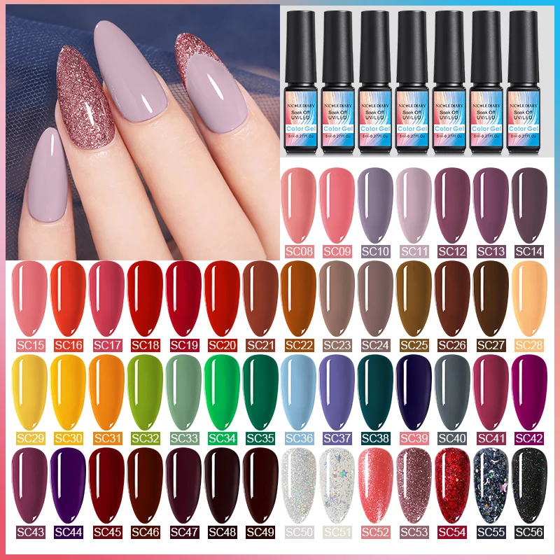Матовый УФ-гель для ногтей NICOLE DIARY 8 мл верхний слой отмачиваемый Гель-лак дизайна