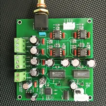 AD1865R R2R NOS декодер доска AD1865R NOS DAC аудио декодирующая плата двойной DC 15 в 5 В/DC 5 В H008