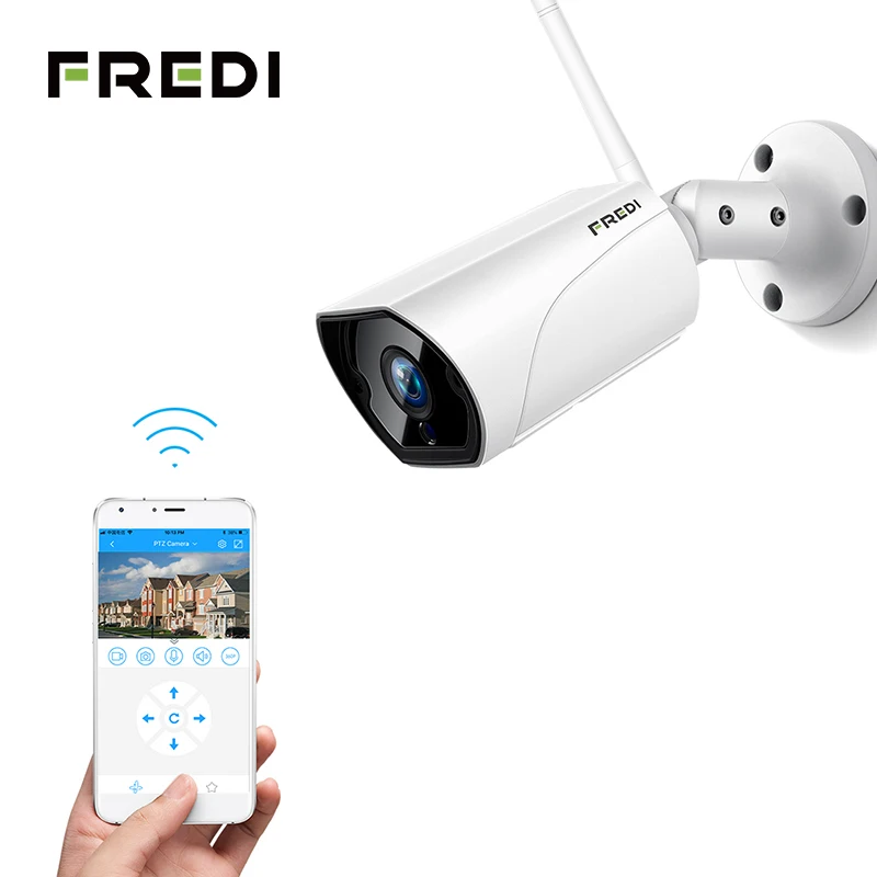FREDI наружная IP камера WiFi 1080P 2.0MP Беспроводная Проводная CCTV цилиндрическая
