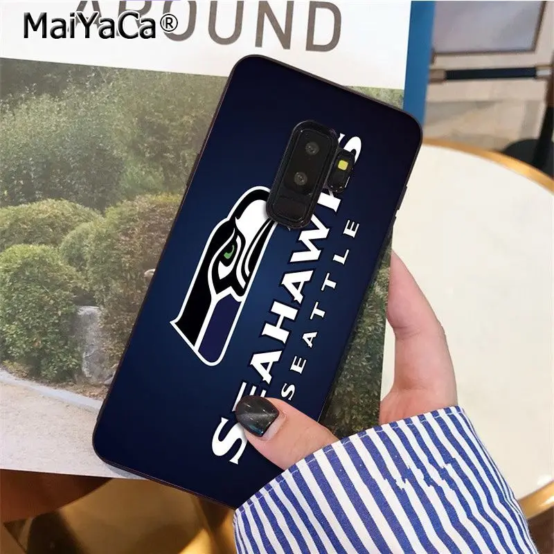 MaiYaCa Seattle Seahawks ТПУ Мягкий силиконовый чехол для телефона чехол для samsung S9 S9 плюс S5 S6 S6edge S6plus S7 S7edge S8 S8plus