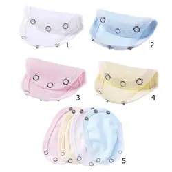 Combinaison pour bébé avec barboteuse longue, en coton, Double couche, collants pour enfants, combinaison extensible, couches pratiques, soins pour bébé 