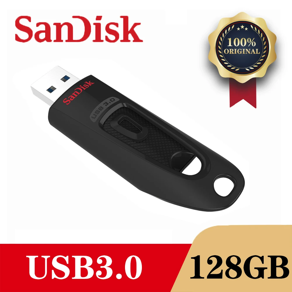 Флэш накопитель SanDisk CZ48 компактный флэш 128 ГБ 64 32 16 ГБ|USB флэш-накопители| |