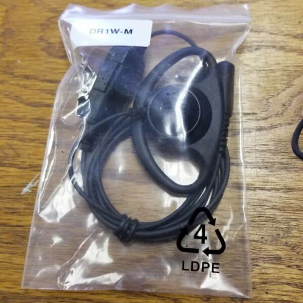 

Two way D earpiece For Motorola Radio 2 Pin Walkie Talkie Security Enforcer