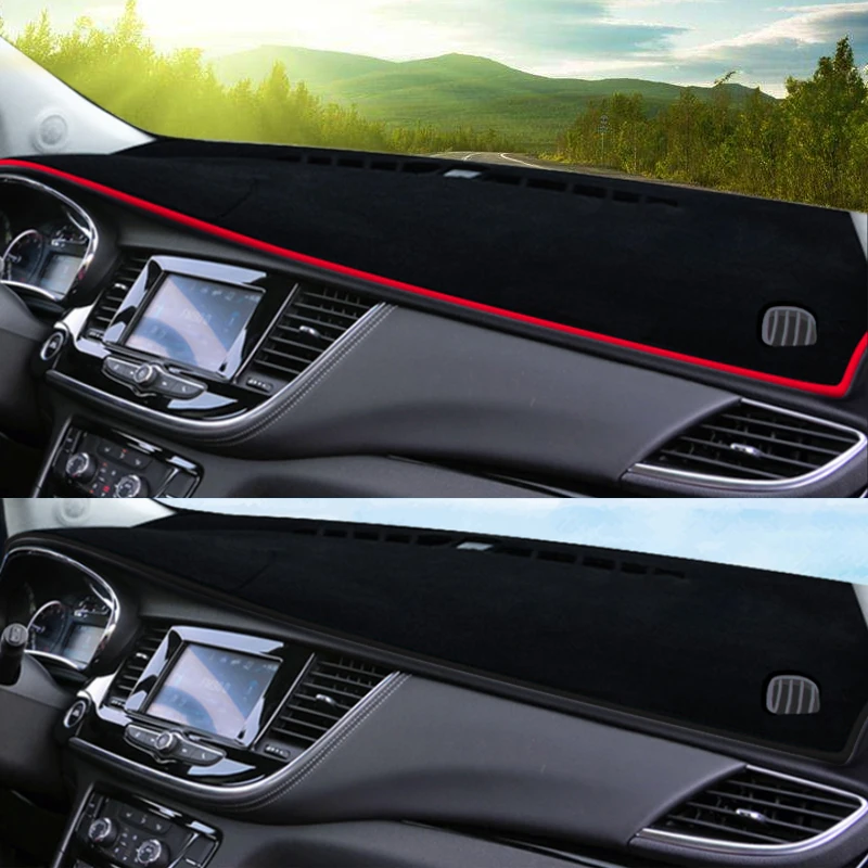 Car Styling Dashboard Protective Mat Shade Cushion Pad Interior For Opel Mokka Buick Encore 2013- LHD&RHD Auto Accessory