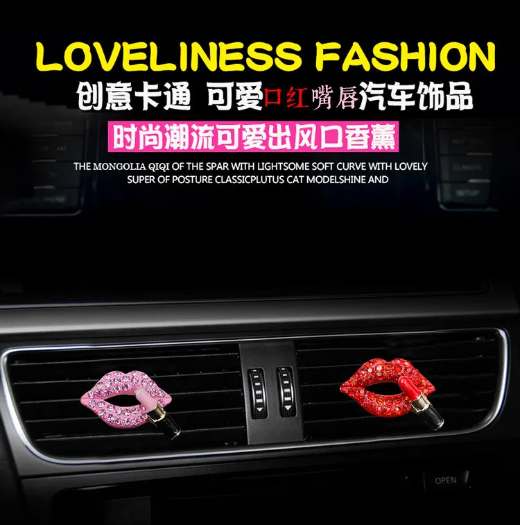Diffusore Aromi Per Auto A Forma Di Labbra - Clip Per Sfiato Aria - Foto 10