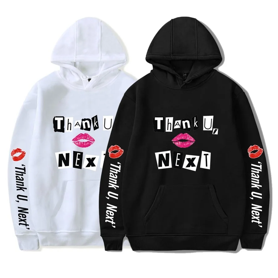 

Ariana Grande Thank U Next Print Hoodie Sweatshirt Men Women Streetwear Hoodies Tops Autumn Ariana Grande Thank U Next Sportwear