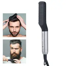 Multifunctional Electric Hair Comb Brush Beard Hair Straighten Beard Straightening Comb Quick Hair Styler Tool For Men's Fashion