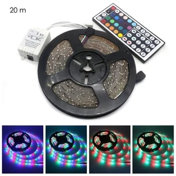 

Quality LED Strip Light Set Flexible Strip Light With Controller& Remote Control For Advertising Signs Corridors Stairs Walkways