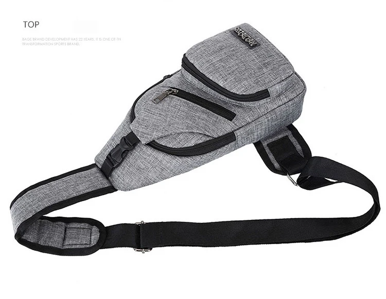 KUBUG модная мужская USB перезаряжаемая наружная нагрудная сумка для верховой езды нагрудная сумка повседневная сумка на плечо походная сумка через плечо